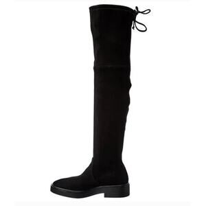 Stuart Weitzman Black Mara Suede Over-The-Knee Boot 36.5 NEW